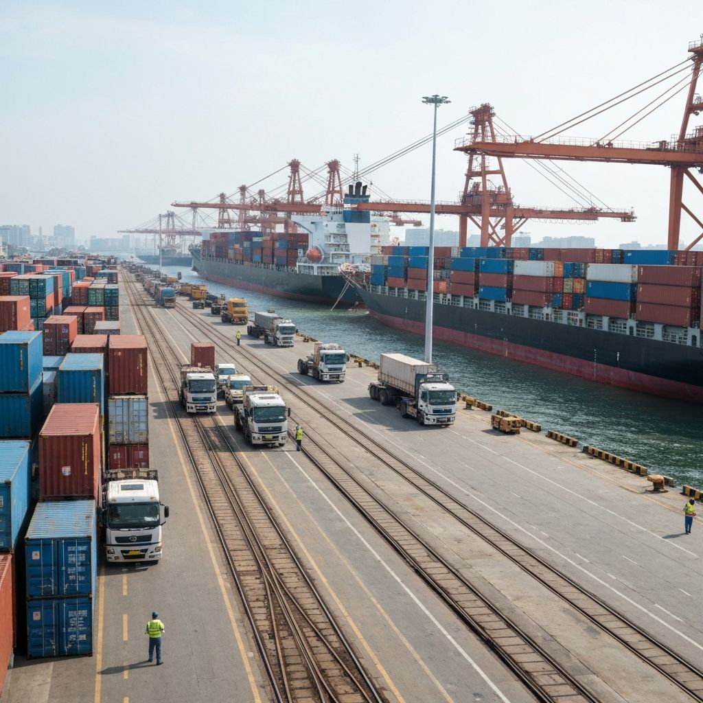 Logistics background